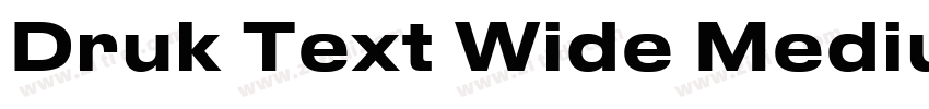 Druk Text Wide Mediu字体转换 Druk Text Wide Mediu字体转换